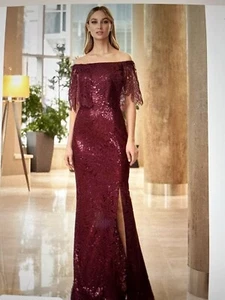 alexander Couture By Daymore Sz 6 In Bordeaux. MSRP $817 - Picture 1 of 7