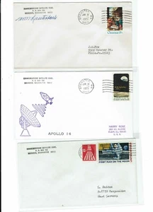 Apollo 14 Jan 1971 Space 3 Covers Tracking Station: Brewster WASHINGTON State !! - Picture 1 of 2