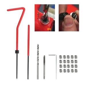 M4*0 7 Metric Thread Repair Insert Kit 25PCS Easy to Use Helicoil Coil Tool - Picture 1 of 8
