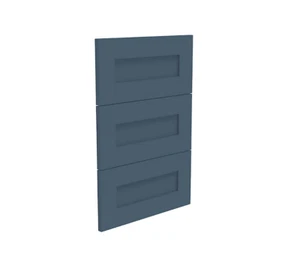 House Beautiful Realm Narrow Chest of Drawers Fronts - Navy Blue Shaker - Picture 1 of 2