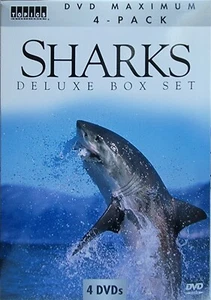 ** SEALED ** TOPICS SHARKS DELUXE BOX SET - 4-DVD COLLECTORS SET - Foto 1 di 2