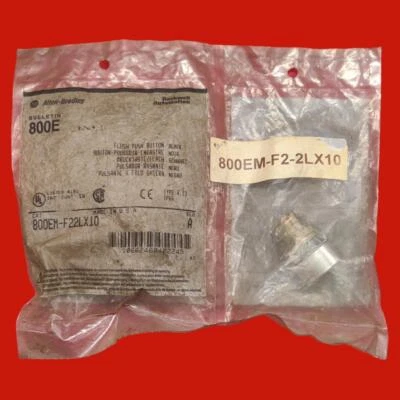 Botão de descarga Allen Bradley 800EM-F22LX10, preto - Imagem 1 de 4