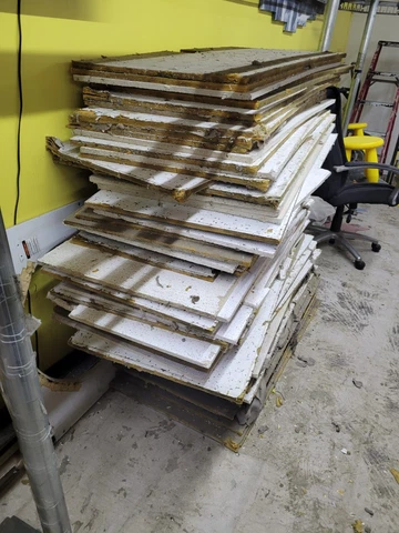 Ceiling Tiles Used Cover