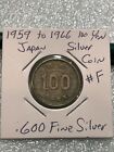 1959 To 1966 Japan 100 Yen .600 Silver Coin Nice Grade We Combine Shipping #F