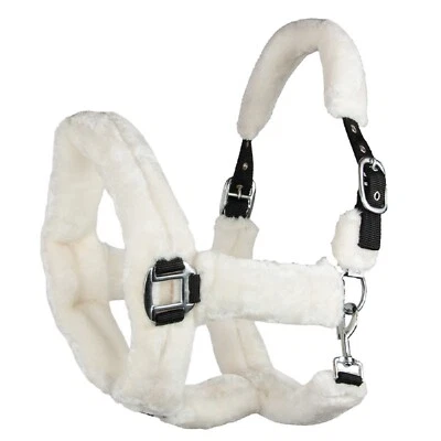 Halfter in Lammfelloptik -Arktis- weiß - Bild 1 von 4