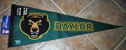 Baylor Bears 29" soft felt pennant, with tag, no pinholes Cover