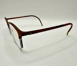 Silhouette Half Rim Eyeglasses Frames SPX 1586 75 6030 Maroon 53-16-135 - Picture 1 of 17
