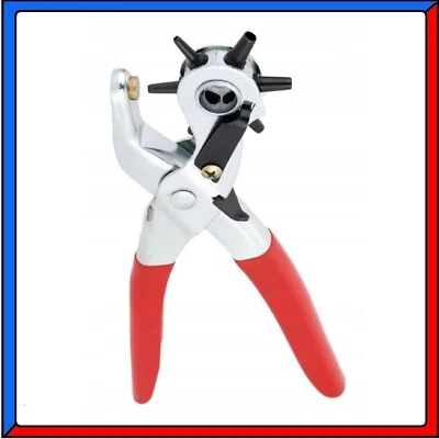 PINZA FUSTELLATRICE FORATRICE A FUSTELLA BUCA FORA FORARE PER CINTURE CINTURA  - Immagine 1 di 2