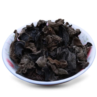 Black Fungus Dried Mushrooms Organic Auricularia Wood Ear 黑木耳 Mushrooms 100~500g - Image 1 of 4