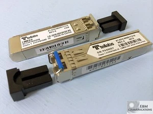 LOT OF 2 81.SOC48SR1131S TELLABS RTMX192-404-C43 OC-48 2.5G MR SR 1310NM SM SFP - Picture 1 of 2