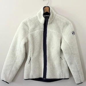 Helly Hansen September Propile Fleece Jacket Full Zip Ivory and Navy Size S - Bild 1 von 11