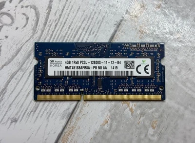 Genuine SK hynix 4GB DDR3L-1600 SODIMM Laptop Memory RAM HMT451S6AFR8A-PB Tested - Image 1 of 2