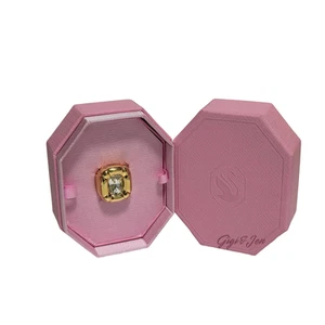 Swarovski Dulcis Cocktail Ring Size 60/ 9 Color gold New - Picture 1 of 10