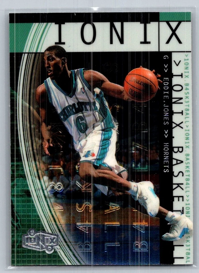 1999-00 Upper Deck Ionix Basketball #5 Eddie Jones - VG - Charlotte Hornets - Image 1 of 2