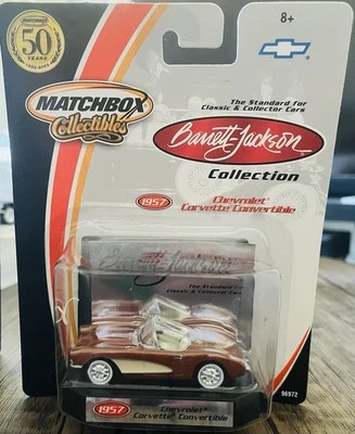 2001 Matchbox Collectibles Barrett-Jackson  1957 Chevy Corvette Convertible - Image 1 of 2