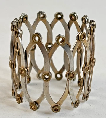 Vintage 1950's-60's Expandable Chignon Hair Bun Pony Tail Holder Metal - Image 1 of 4