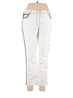 Escada Women Ivory Jeans 19 - Image 1 of 2