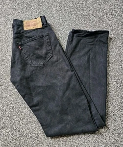 Jeans negros vintage Levi's 501 para hombre 32 X 33 pierna recta Y2K clásicos - Imagen 1 de 15