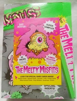 Buff Monster MELTY MISFITS-Empty Super Sampler Box, Printed with Ser.3 art N/M - Image 1 of 4