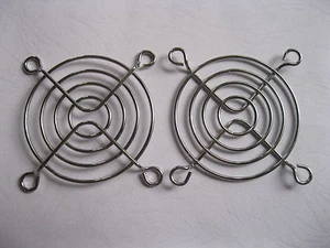 8 pcs DC Fan Grill Protector Silver Metal Finger Guard Used for 60x60mm Fan 6cm - Picture 1 of 3