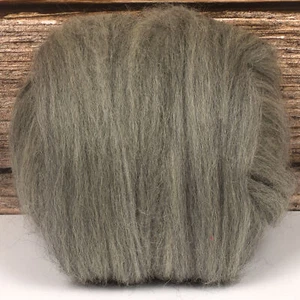 Blue Faced Leicester Top (Natural Grey) 100g Wool Roving Spinning Fibre Felting - Bild 1 von 2