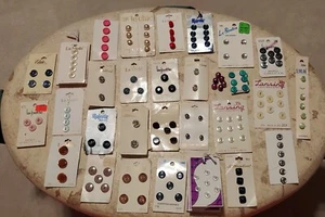 TINY BUTTON SETS~CARDS~ LOOSE~ BABY DOLLS CRAFTS~SEE ALL PHOTOS~CHOOSE 3 SETS - Picture 1 of 24