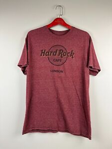 Hard Rock Cafe London T-Shirt Red Heather - Large