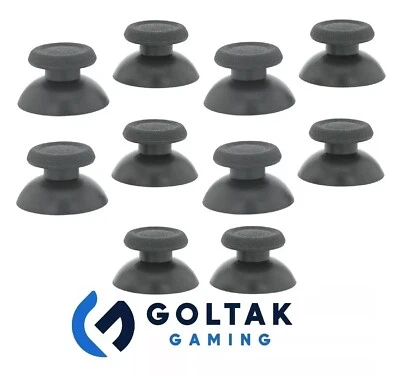 GOLTAK 10x PS4 Controller Analog Stick Thumb Stick Grips for PlayStation 4 - Grey