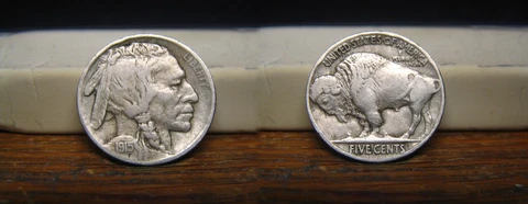 1915-P BUFFALO INDIAN HEAD NICKEL 1915P US COIN Cover