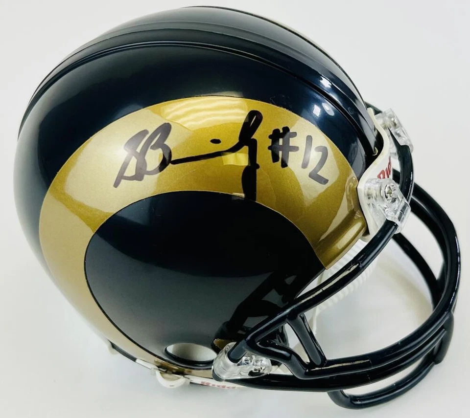 STEDMAN BAILEY SIGNED ST. LOUIS RAMS MINI HELMET LOS ANGELES AUTOGRAPH COA K1 - Image 1 of 1