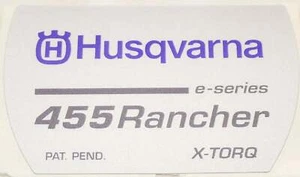 GENUINE STARTER DECAL FITS HUSQVARNA  455 RANCHER 537323306 - Picture 1 of 6