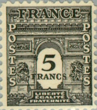 France #YT628 MNH 1944 Arc de Triomphe [476G Mi647]