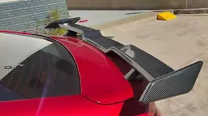 Spoiler trasero estilo TRD maletero universal para Kia Forte Cerato K3 sedán fibra - Imagen 1 de 7