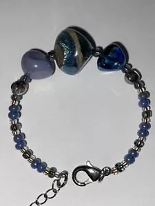 Antica Murrina Bracelet Glass Beaded Adjustable Lobster Clasp - Bild 1 von 4