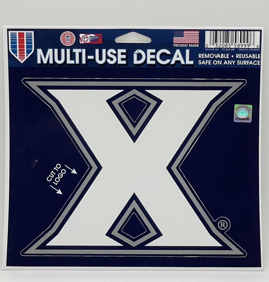 Xavier Musketeers 5"x6" Decal - Cut To Logo - Image 1 of 1