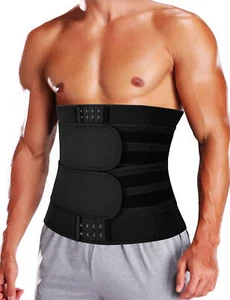 Sauna Waist Trainer Quick Weight Loss Trimmer Kit Waste Cincher Slim Fitness - Picture 1 of 13