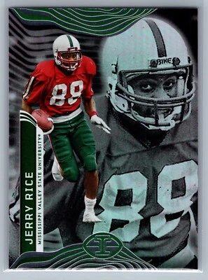 Jerry Rice 2023 Panini Chronicles Selecciones de borrador - Ilusiones - Base #16 MVSU Foto 1 de 2