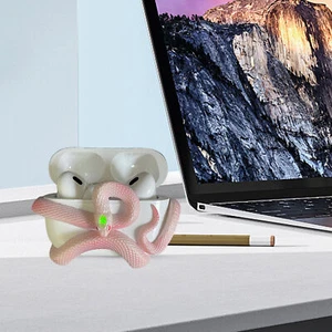 Stylish Snake Headphone Cover Snake-shaped Protective Case 3d Design Shockproof - Zdjęcie 1 z 14