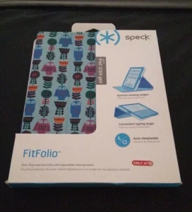 Speck Fitfolio Tablet Hülle iPad 4 3 2 Eulenmuster Ultraviolett Lila - Bild 1 von 3