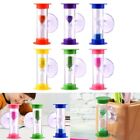 Colorful Sand Hourglass with Suction Cup for Shower Wall No Batteries Needed