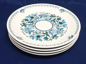 Noritake Progression BLUE MOON Vtg MCM Set of 4 Salad Plates 8 3/8" Japan EUC - Picture 1 of 10