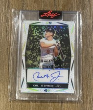 CAL RIPKEN JR orioles 2023 Leaf Metal Whatnot Exclusive AUTO Autograph #d 2/2 🔥