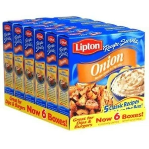 Lipton Onion Recipe Soup and Dip Mix 2 oz., 6 ct. A1 - Picture 1 of 3