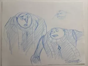 Despicable Me 2 Dibujo de Producción Original de GRU por el Artista de Storyboard Frank F - Imagen 1 de 3