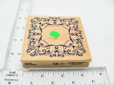 Fancy Frame Rubber Stamp - Stamp Set A681 Foto 1 de 4