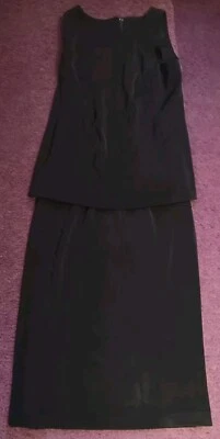 ** Umstandsmode Kostüm 2 Teiler elegant Schwangerschaft schwarz H&M Mama 36 S ** - Bild 1 von 4