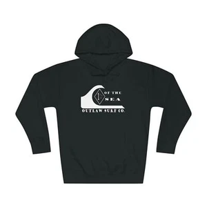 Outlaw Surf Skull 1 PercenterLogo Hoodie - Picture 1 of 45