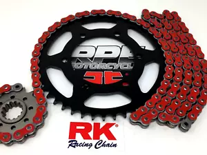Kit de cadena y piñones rojo Suzuki GSXR1000 RK 520 ZXW 16/42t QA - Imagen 1 de 3