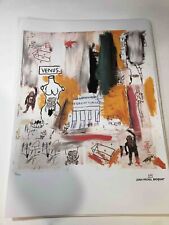 Jean Michel Basquiat lithography off set cm 50x70 with certificate of