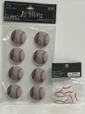 Pegatinas dimensionales y chucherías de béisbol The Paper Studio La Petites Foto 1 de 2